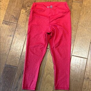 ZYIA Bright Red Leggings